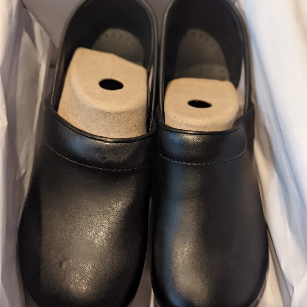 Black Dansko nursing clogs size 43 wide unisex - Picture 2 of 4